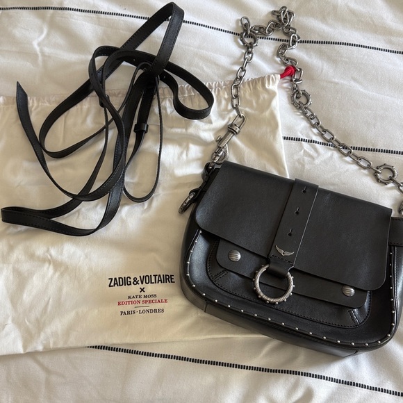 Zadig & Voltaire Kate leather Crossbody and Shoulder bag with dust bag - Picture 1 of 14